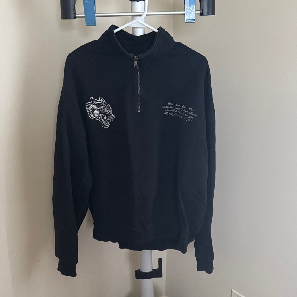 Darc Sport Black Zip-Up Men's Sweater